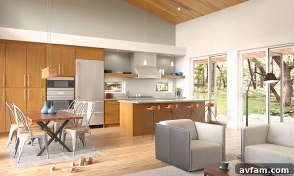 Blu Home Breeze Aire - Open Living Space