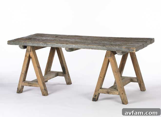 rustic-sawhorse-table
