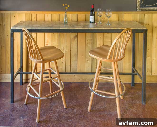 Installed reclaimed wainscoting with furniture Maine Heritage Timber Reclaimed Wainscoting in a room
