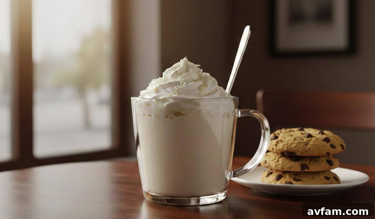 Cup of coffee and cookies on a table