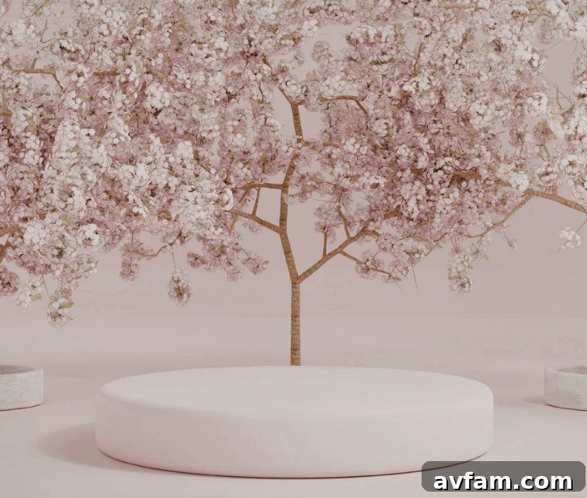 cherry blossom branches