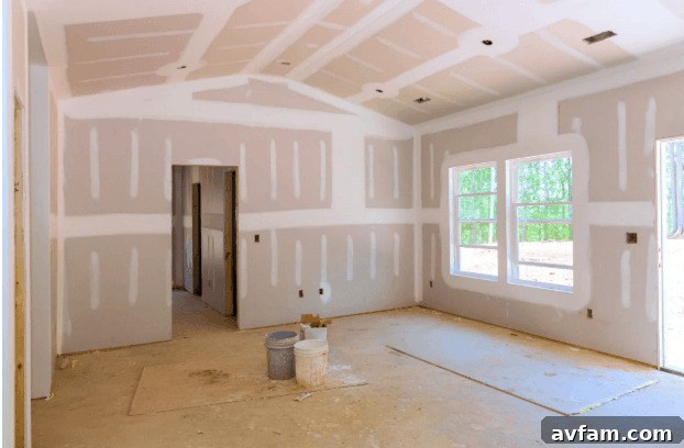 living elsewhere during home renovation