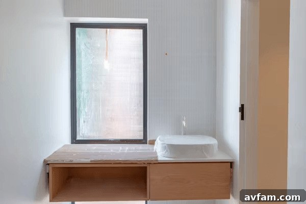 Bathroom window for security review