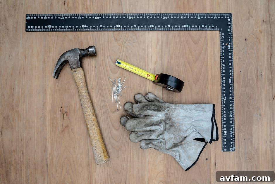 A home improvement contractor working with installation tools and equipment