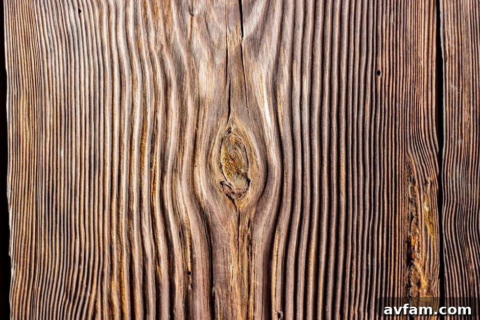 A close-up of hardwood plank showing grain texture