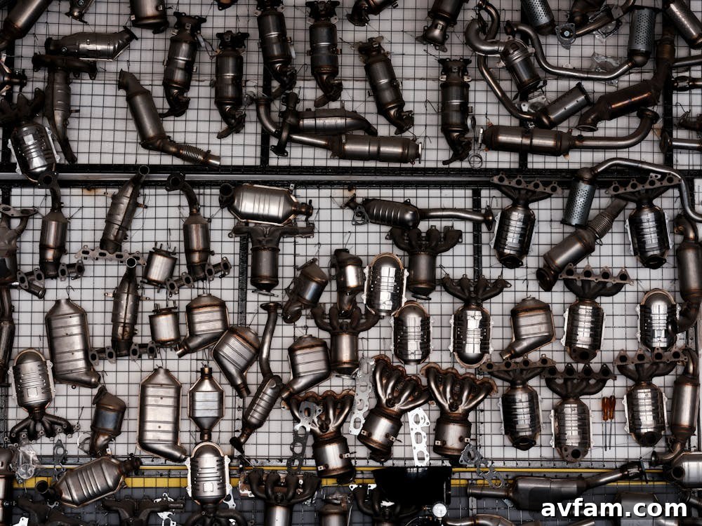 Your Guide to Mistake Free Online Auto Part Shopping 3 A collection of various car parts laid out, showcasing the variety available online.