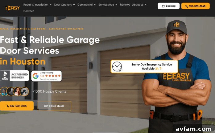 Top 4 Garage Door Repair Services for Houston Homeowners 2 Easy Garage Door Repair
