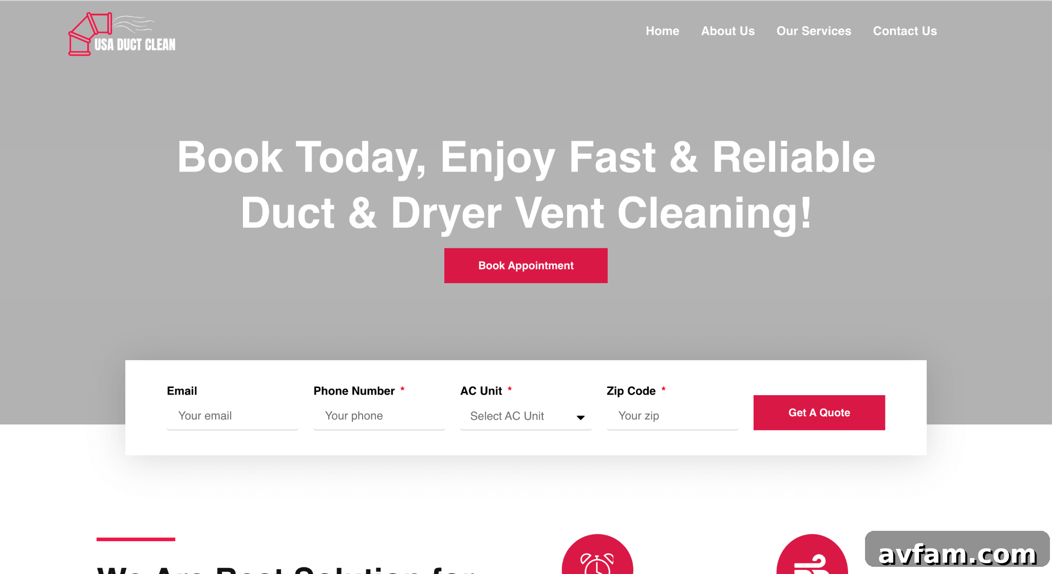 Screenshot of a Las Vegas duct and