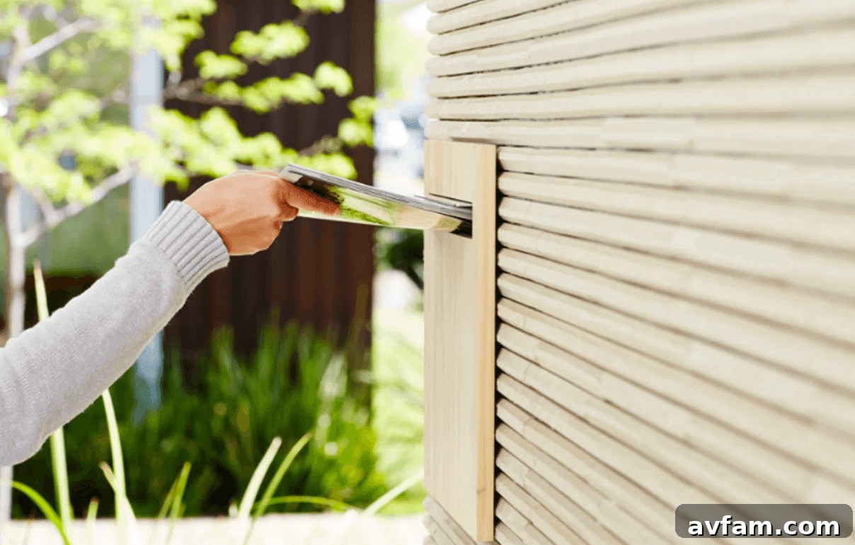 Built Into Your Fence Letterbox