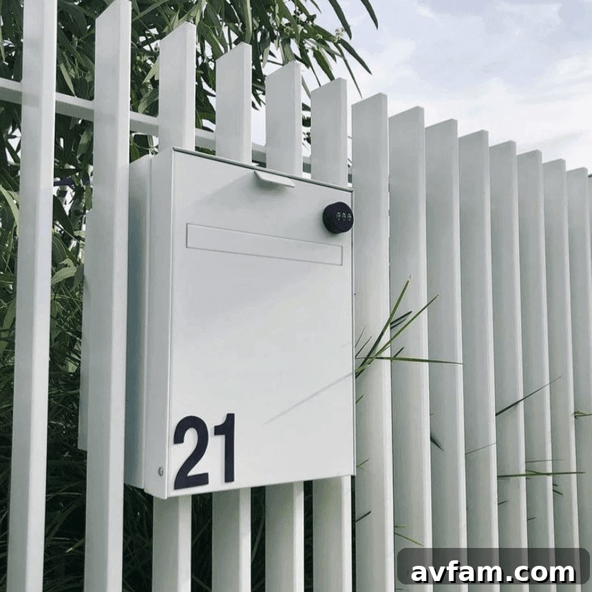 Fence-Mounted Letterbox Design