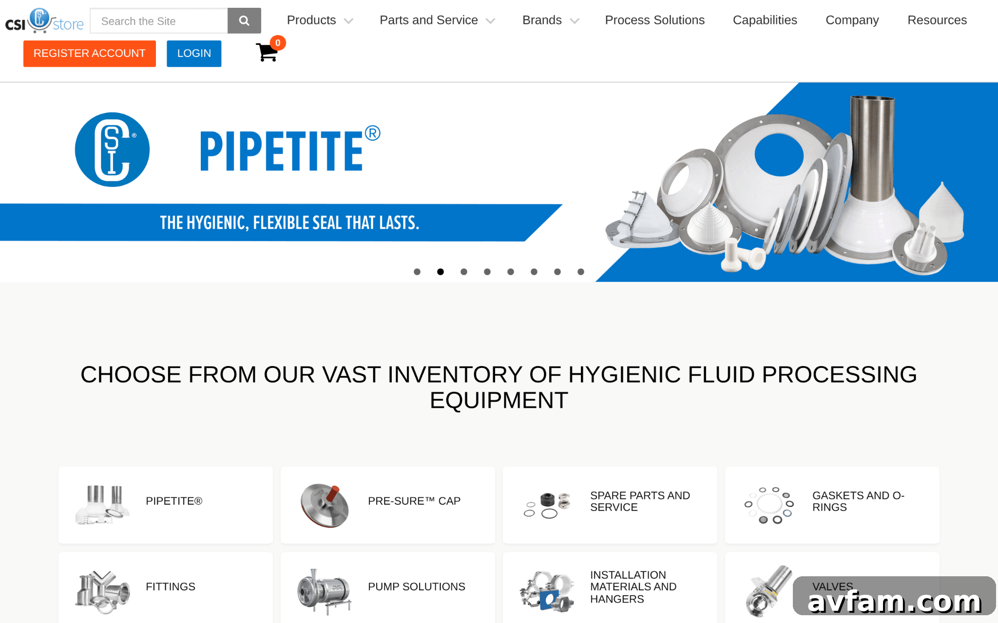 Central States Industrial (CSI) Store - Full-System Sanitary Fabrication