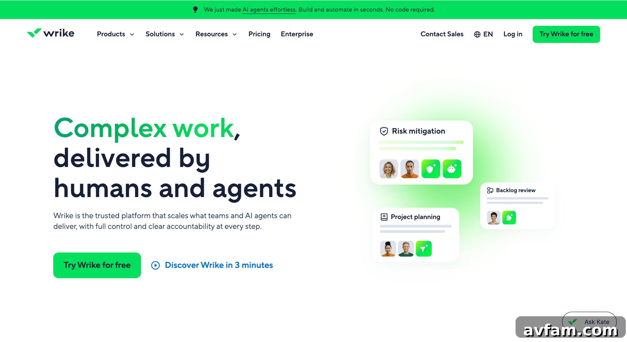 Wrike - Best for Enterprise Project Management and Cross-Functional Team Collaboration