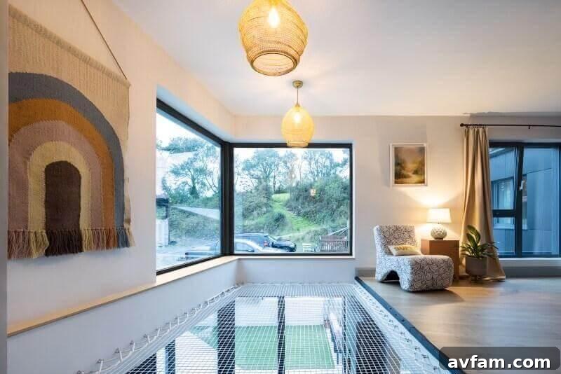 Sliding vs Lift-and-Slide Patio Doors: Which Expands Your Space? 4 Modern living room with glass floor and