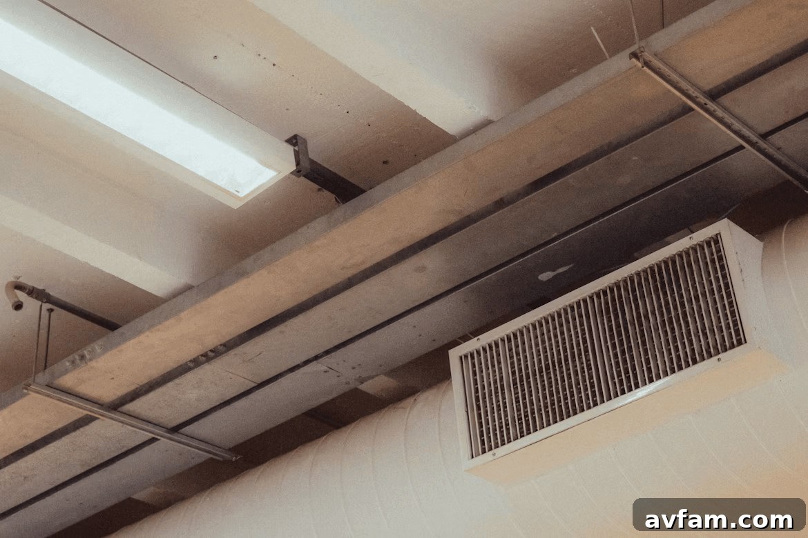 Ceiling mounted air conditioner