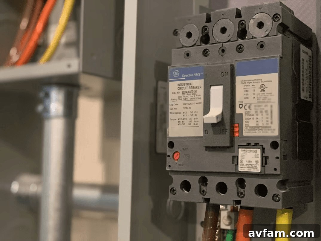 Electrical circuit box with wires