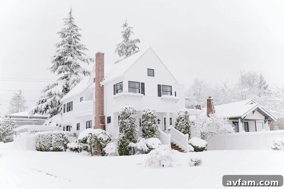 Why Your Home Isn't Getting Warm Enough and How to Fix It 2 Snow-covered house in winter landscape